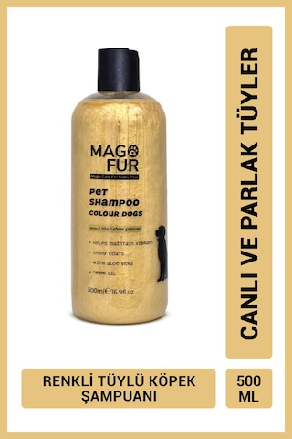Mago Fur Renkli Tüylü Köpek Şampuanı-500 Ml