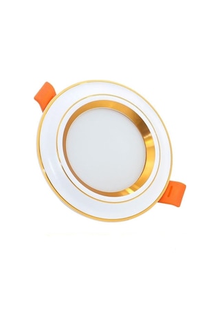 7W Üç Renk Smd Led Downlıght Spot- Gold