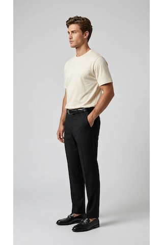 Lenasso Soft Touch Basic Erkek T-shirt Ekru
