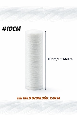 Hidrofil Sargı Bezi 10x150 Cm 100 Adet Hastane Tipi Yüksek Emici Medikal Bandaj