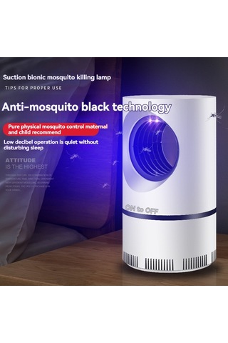 Geekyou Ev İçin Led Usb+adaptörlü Moskito Öldürücü Lamba - 8 Led Işıklı A06 Beyaz - 100 M² Etki Alanı