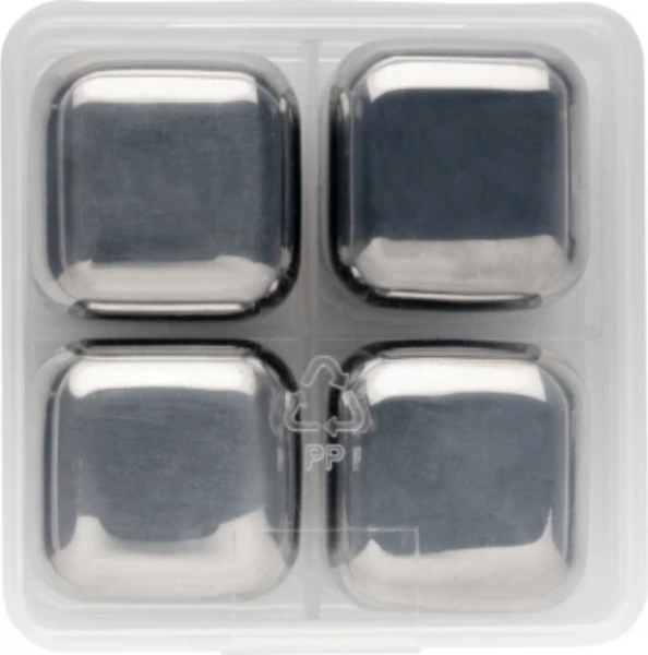 River World Buz Taşı Çelik Metal Kaplama 4'lü Çok Renkli