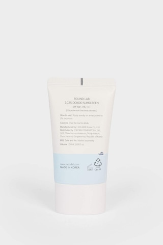 Defacto Round Lab 1025 Dokdo Leke Karşıtı Bakım Yapan Güneş Kremi 50 ML