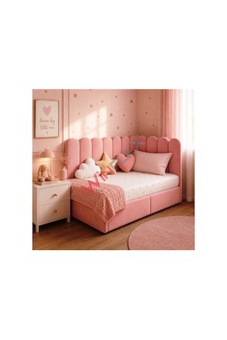 Winflex Yatak Başlık ,duvar Ve Oda Dekorasyon Panel 10adet- 15x100cm Pembe 100 x 150 CM