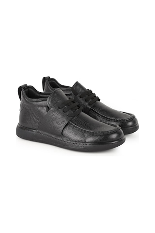 Libero L5756 City Chukka - Mid-cut Erkek Deri Kürklü Bot Siyah