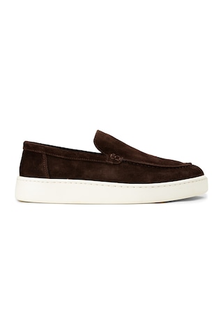 Deery Hakiki Süet Kahverengi Erkek Loafer Ayakkabı - 04405mkhve01