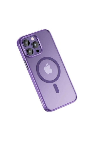 Mcdodo Pc-5354 İphone 15 Uyumlu Magsafe Kılıf -mor
