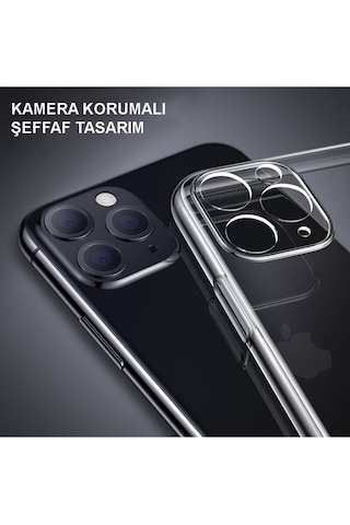 Tecno Spark 8c Kapak Kamera Korumalı Süper Silikon Şeffaf Kılıf