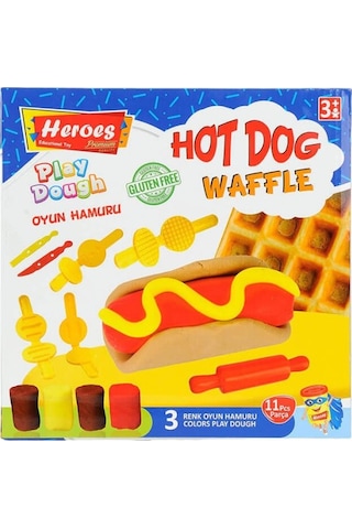 Ern-584 Orta Kutulu Burger Oyun Hamuru Seti - Eren Oyuncak