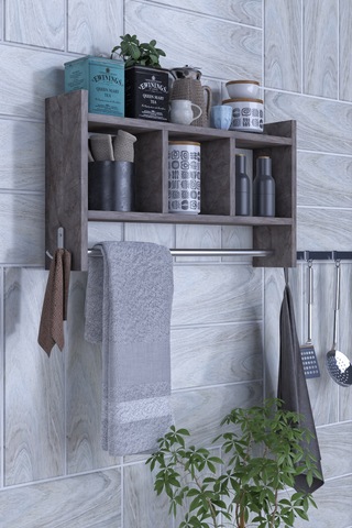 Erguvan Çok Amaçlı Mutfak Antre Banyo Organizer Raf