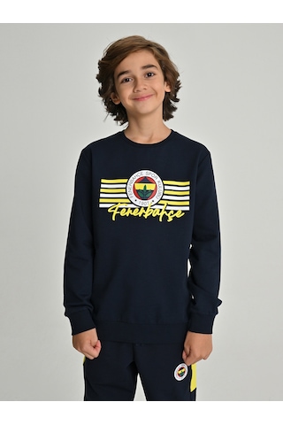 Fenerium Çocuk Trıbun Şeritli Fenerbahçe Sweat Fb Laci Yeni