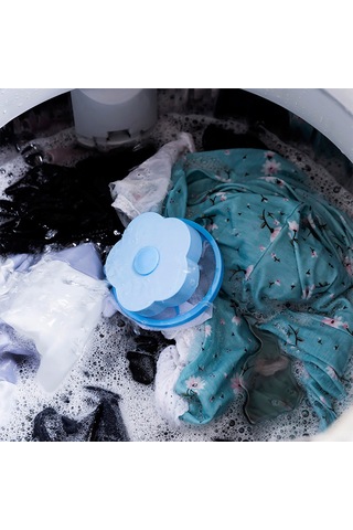 Kosona Plastik Makine Saç Toplayıcı - Hafif, Dayanıklı, Kolay Kullanım - Saçları Etkili Olarak Filtreler Ve Toplar Mavi