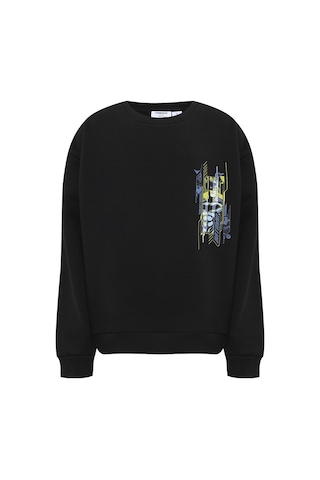 Lumberjack Kl Batman 16gfb322 3pr Siyah Erkek Çocuk Sweatshirt