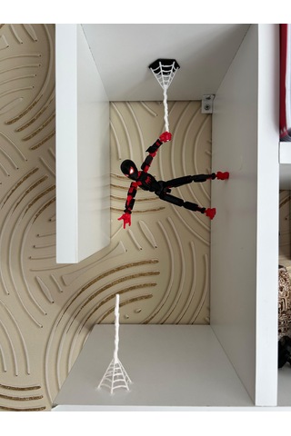 Ağda Asılı Miles Morales Eklemleri Hareketli 14 Cm Dummy Figürü Çift Taraflı Bantlı Marvel - Miles Morales