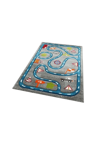 Eko Halı Kids Kds 19 Grey Blue Çocuk Halısı Gri-mavi Gri - Mavi
