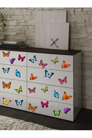 Stiker İç Dekorasyon Duvar Stickerları 141609988 Açık Mavi