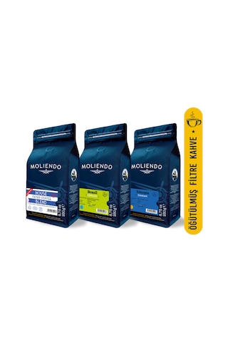 Moliendo Ekonomik Paket Filtre Kahve 3 x 250 G