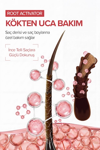 Saç Kalınlaştırıcı Serum Root Activator 100 Ml Saç Köklerini Güçlendirmeye Yardımcı Formül Saç Kalınlaştırıcı Serum Root Activator 100 Ml Saç Köklerini Güçlendirmeye Yardımcı Formül