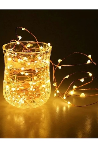 Familylove Pil İle Çalışan Buket Çiçekleri İçin Sıcaklık Işıkları, Civalı, Küçük 254306502 Beyaz