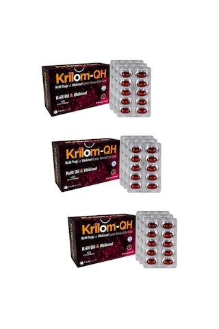 Krilom Qh 3 x 30 Yumuşak Kapsül
