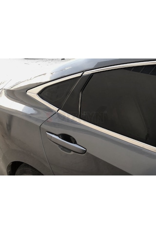 S-Dizayn Honda Civic Krom Cam Çıtası 8 Prç 2016 Üzeri