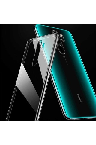 Xiaomi Redmi Note 8 Pro Kilif Seffaf Silikon Hibrit Case 390885034