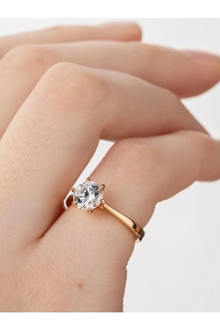 Xuping Taşlı Kadın Yüzüğü - Medikal Alaşım - Altın Kaplam 179717274 Diğer