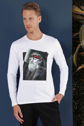 Efor Ts 863 Beyaz Spor T-shirt Beyaz