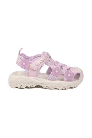 United Colors of Benetton Lila Cırtlı Hafif Kız Çocuk Sandalet Bnı-11408 P