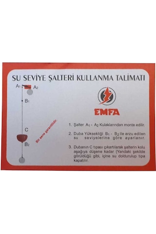 Seviye Kontrol Şalteri Kontaklı - Emfa