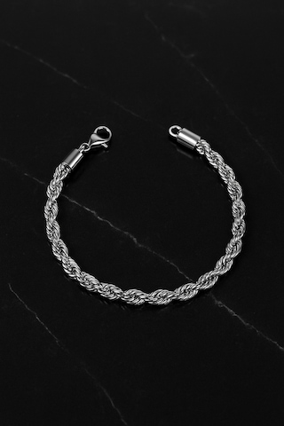Erkek 5.5mm Burma Örgü Model 316 L Çelik Bileklik Diğer