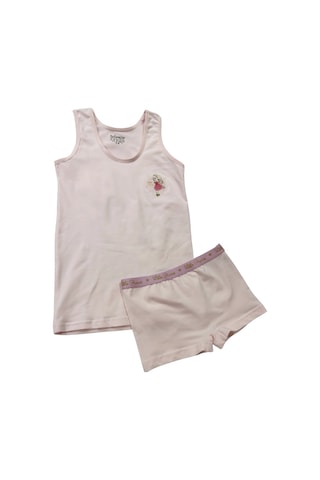 Katamino Kız Çocuk Atlet Ve Boxer İkili Takım Pembe