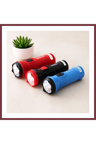 Storeşahin Şarjlı Tek Led El Feneri 0.5w Uzun Menzil Shn0720