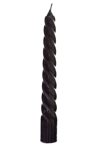 Mudo Home 2li Burgulu Şamdan Mum Siyah 18cm 11358747
