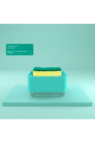 Reedark Mutfak Otomatik Sabun Dağıtıcı Ve Yıkama Fırçası - Verimli Temizlik İçin Sıvı Sabun Kutusu İle Birleşik Temizlik Aleti Yeşil Yeşil