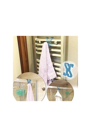 Hang It Pratik Havlupan Üstü 2 Kancalı Banyo Askısı - 236413941 Diğer