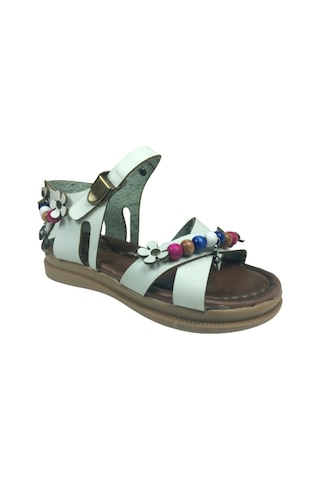 Ortopedikal Grafen Kız Çocuk Sandalet Deritozu Boncuklu Günlük (543632633) Beyaz