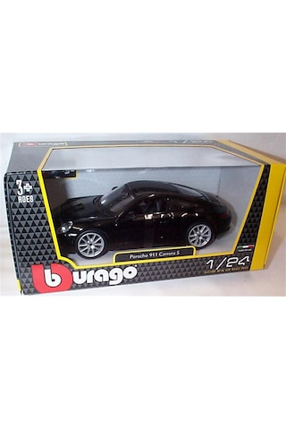1:24 Porsche 911 Carrera S Model Araba - Siyah