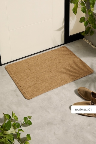Ocean Home Textile Jüt Halat Çok Amaçlı Dekoratif İç Dış Kapı Önü Paspası 72 x 51,5 CM