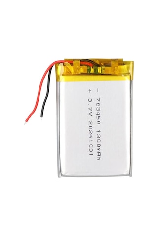 Powermaster 703450 3.7v 1300mah Lityum Polimer Li-po Batarya Ciklet Pil