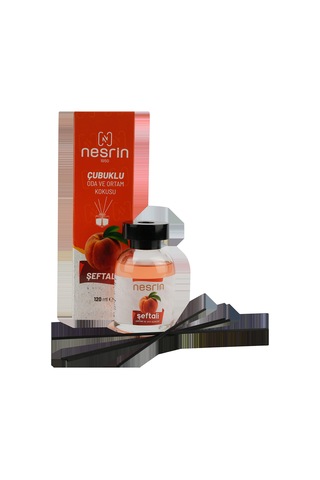 Nesrin 120 Ml Cam Kutulu Bambu Koku Şeftali - 8690352728213a Amber