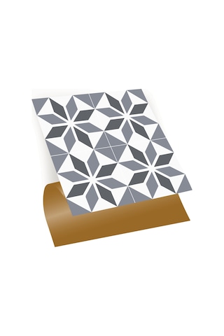 Tink Kendinden Yapışkanlı Geometrik 028 Desenli Pvc Karo 30x30 Cm