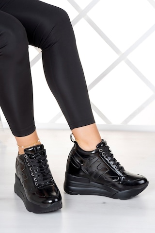 Erkan Saçmacı Maria Siyah Gizli Dolgu Günlük Ayakkabı