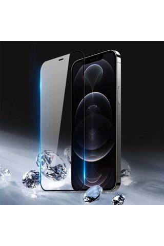 Dux Ducis Iphone 12 Pro Max 6.7Inç Tempered Cam Ekran Koruyucu 1 Siyah
