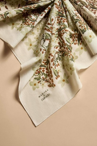 Defacto Manuka X Defacto Kadın Çiçek Desenli Pamuklu Bandana H9061ax26smwt1 Beyaz-wt1
