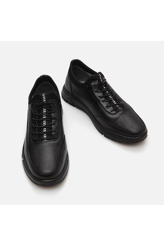 Hotiç Hakiki Deri Siyah Erkek Spor Ayakkabı 02ayh286730a100 Siyah