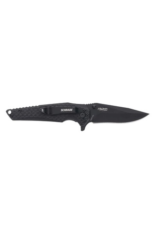 Schrade Usa Fanatıc Folder Katlanır Aus-8 Kamp Çakı 1182621 Siyah