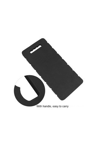 Xiyyadms Eva Materyalli Sırtlı Bahçe Diz Koruyucu - Su Geçirmez, Temizlenmesi Kolay, Çok Amaçlı 45x21x2 Cm, Siyah