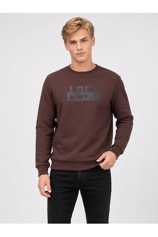 Loft Regular Fit Erkek Sweatshirt Lf2041178 Q1.v1 Kahverengi