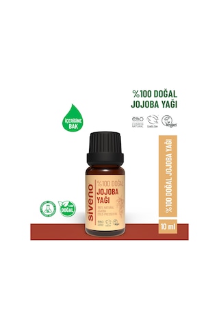 Siveno %100 Doğal Jojoba Yağı Soğuk Sıkım 10 ML